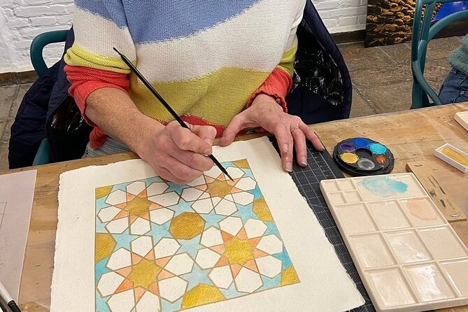 Drawing and Painting Class of Alhambra in Granada - Inside the 3-Hour Class: From Compass Lines to Color