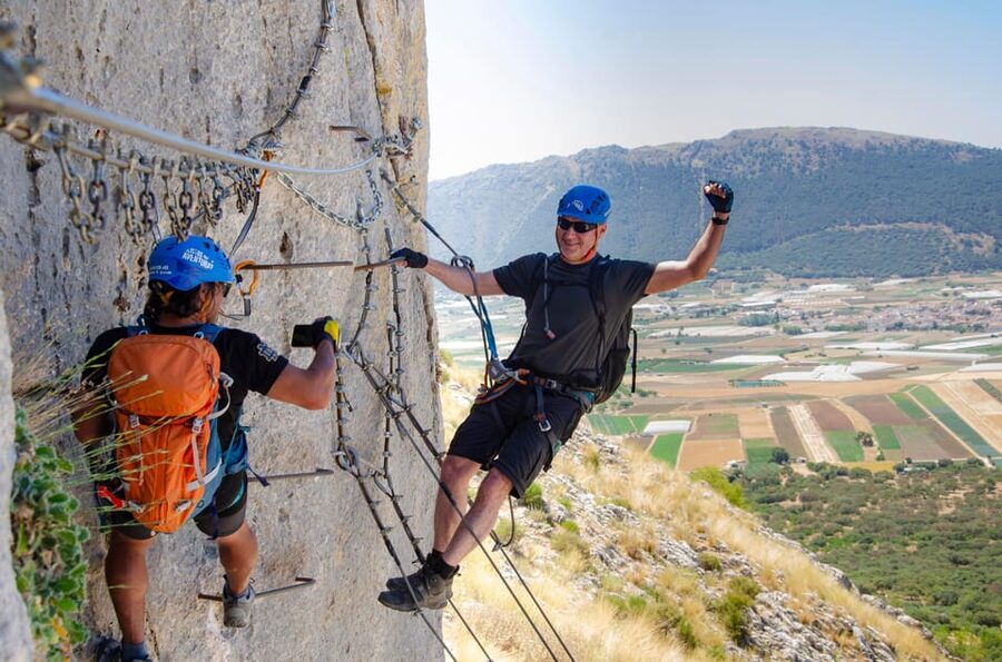 From Granada: Climb Zafarraya's 'Via Ferrata John Hogbin' - Safety First: Gear, Instructions, and the Harry Factor