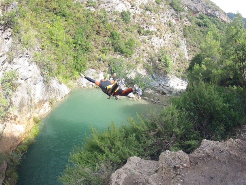 From Granada: Rio Verde Canyoning Tour - What to bring for a wet, active canyon day