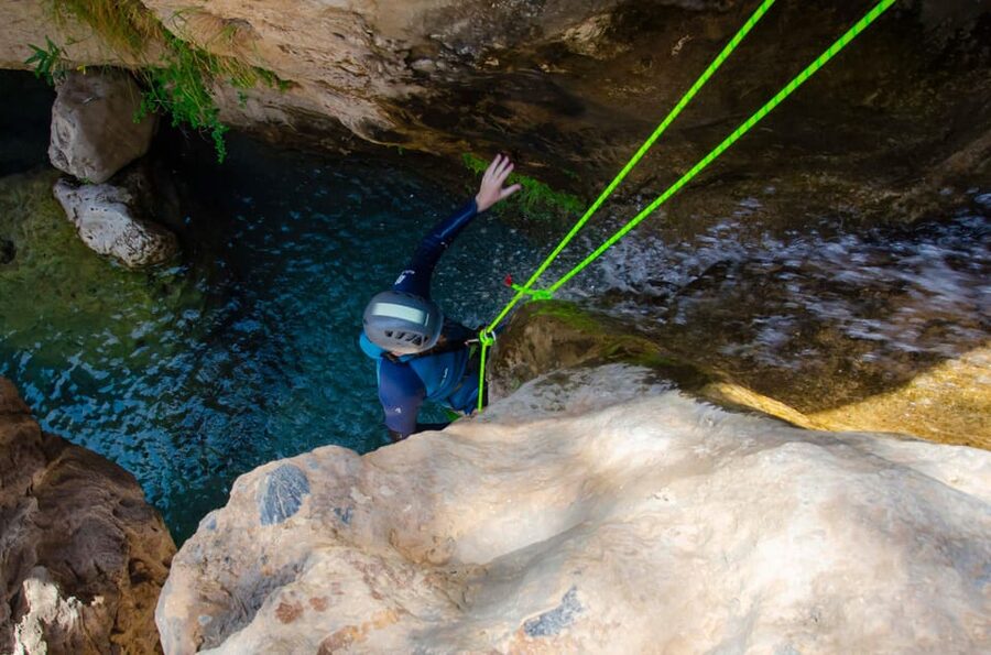 From Granada: Rio Verde Canyoning Tour with Lunch - Meeting At Centro Comercial Neptuno: Start Time And What To Wear