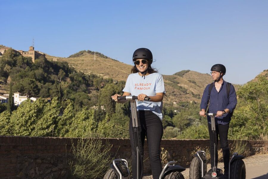 Granada: Historical City Center Guided Segway Tour - Sacromonte Abbey and the hilltop viewpoint payoff