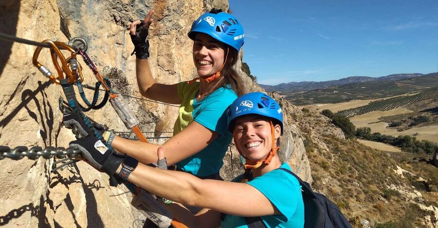 Granada: Via Ferrata Moclín with Transfers - Views you’ll remember: rocky walls, olive fields, and spring colors