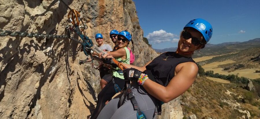 Granada: Via Ferrata Moclín with Transfers - Picnic finish: fueling up after cables and adrenaline