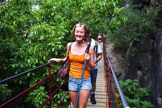 Hiking in the Canyon of the Monachil Cubs in Granada - The hike itself: a 6.5 km canyon walk with bridges, falls, and tunnels