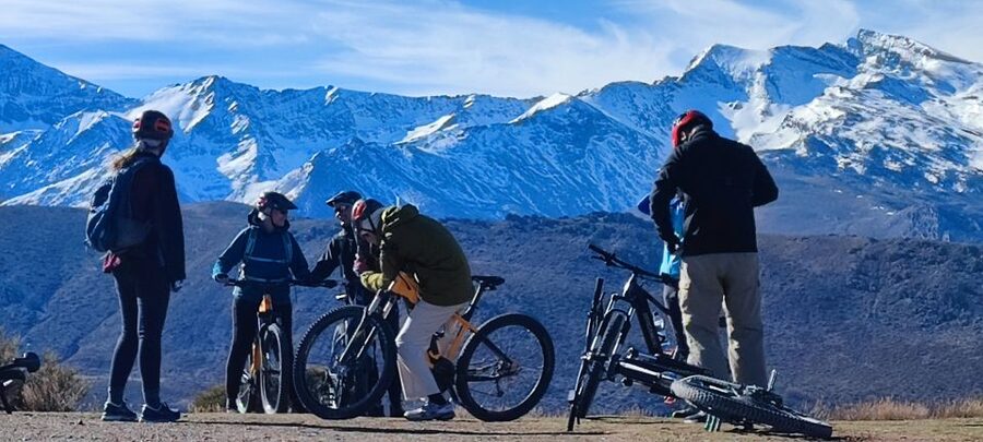 Sierra Nevada Small Group E-Bike Tour - Getting to the start: Plaza Mariana Pineda and a smooth van ride