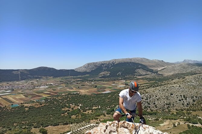 Via Ferrata John Hogbin with Photos - The 8-meter abseil, plus Tibetan bridges and zip lines